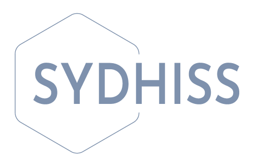 Sydhiss logo i blått