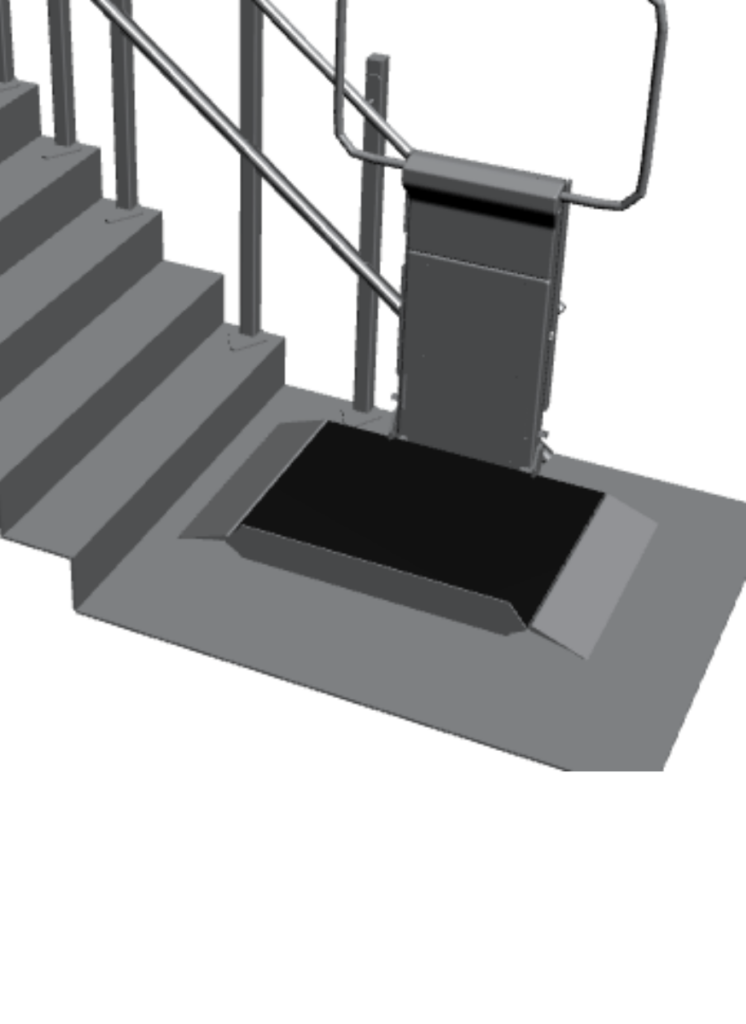 Trapphiss för rak trappa från Sydhiss