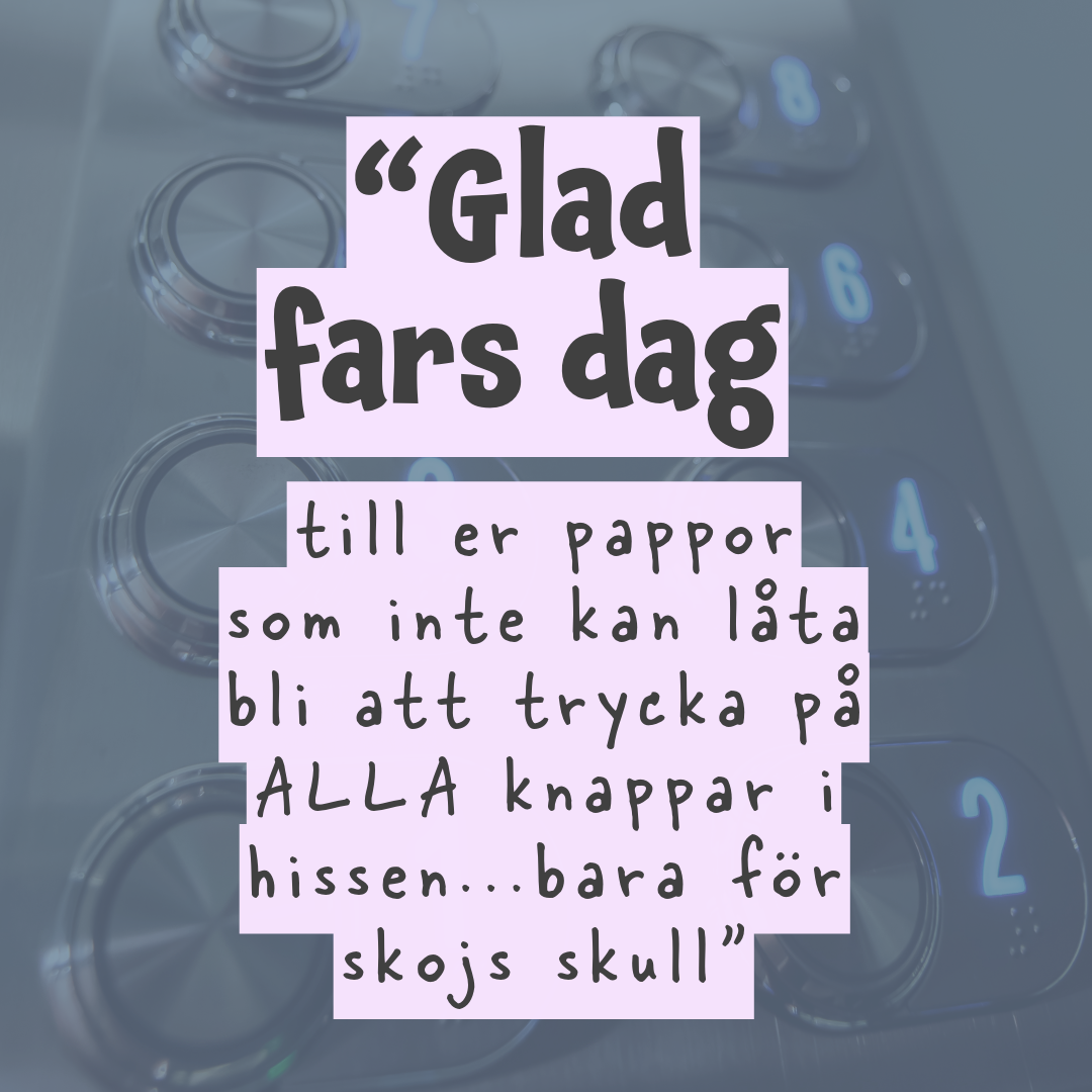 I dag hissar vi alla fantastiska pappor där ute! Glad fars dag på er💪🦸‍♂️🆙🔼