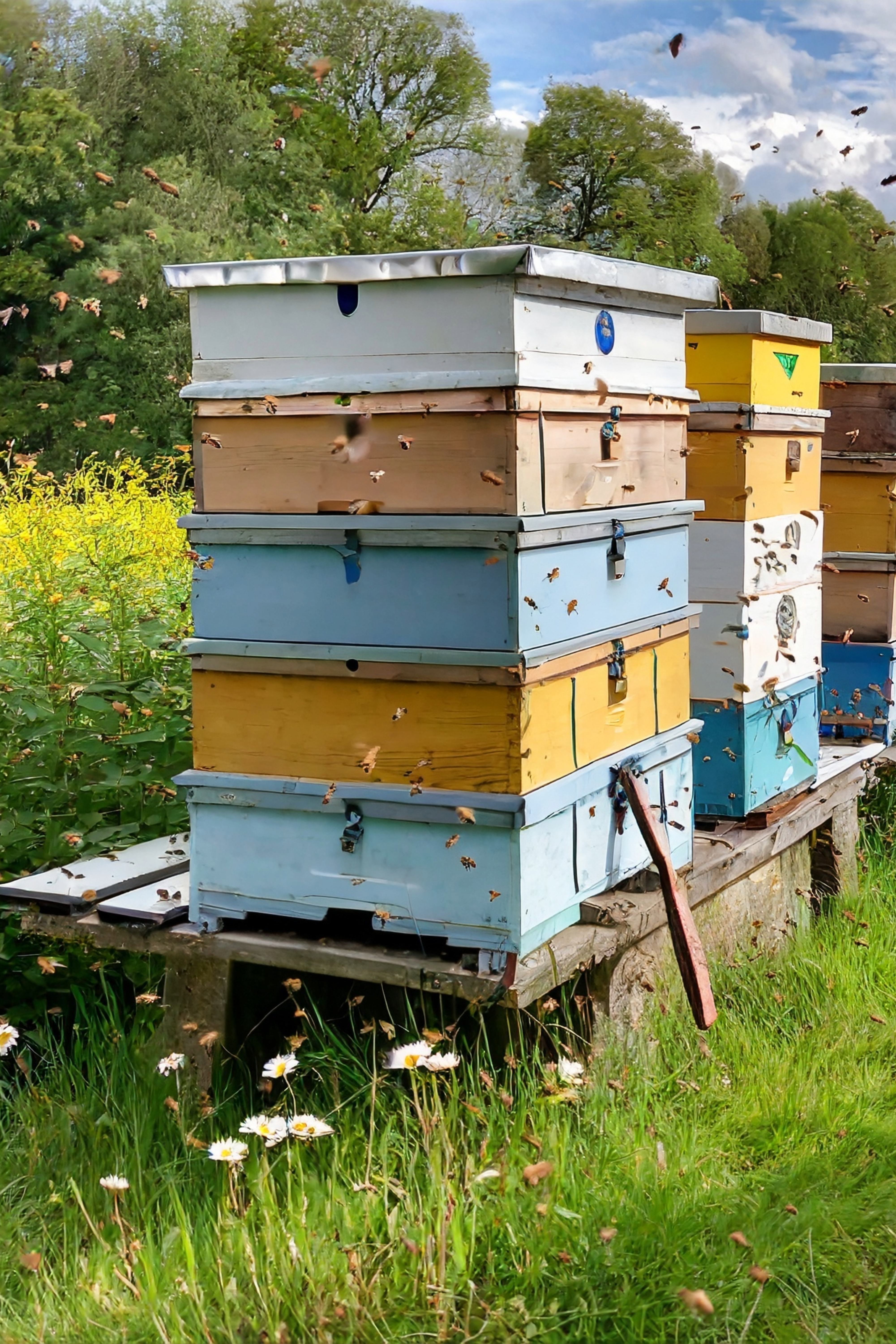 Sydhiss bidrar till ökad biologisk mångfald genom att köpa andelar i bikupor i Skåne.