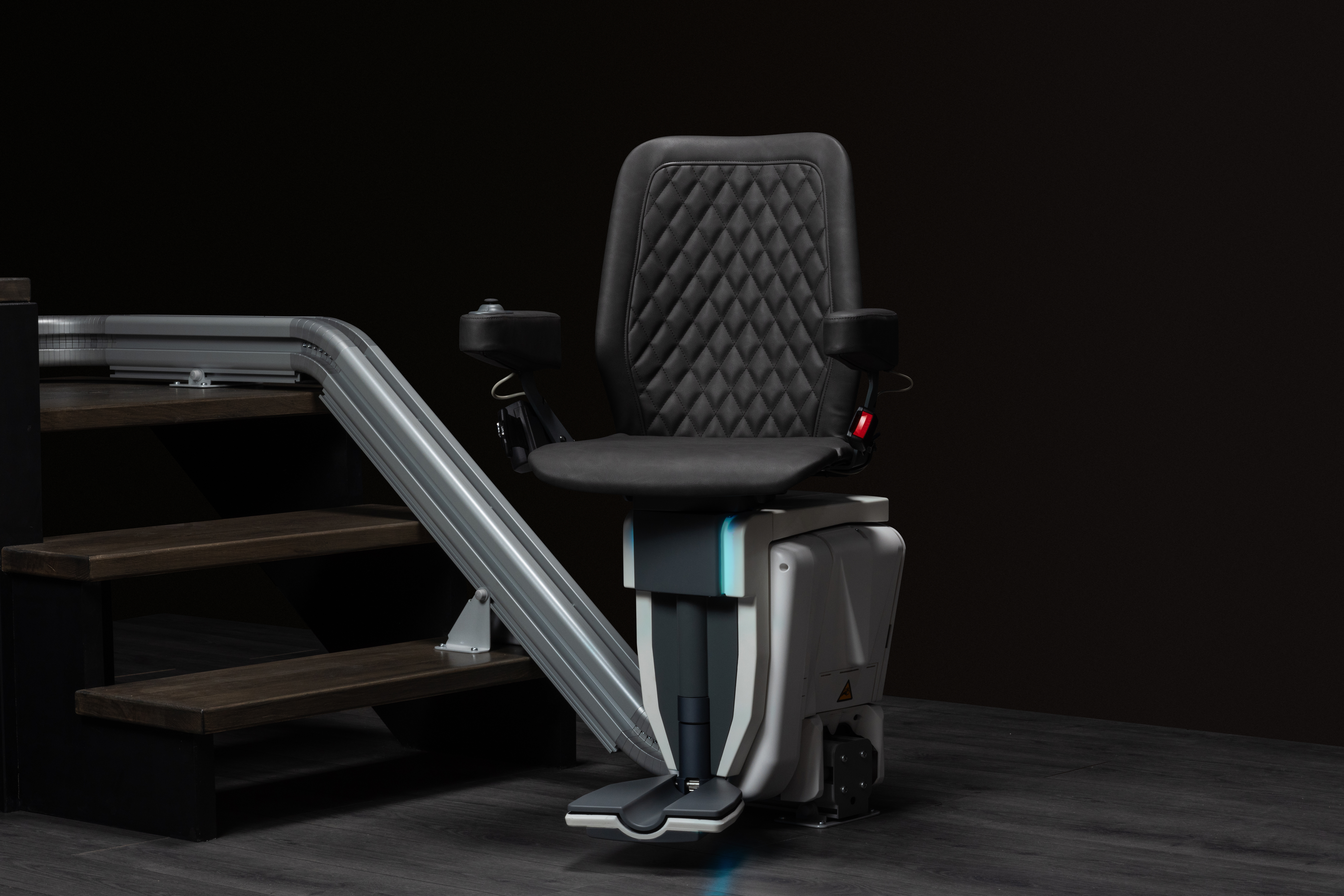 Up stoltrapphiss som säljs och installeras av Sydhiss